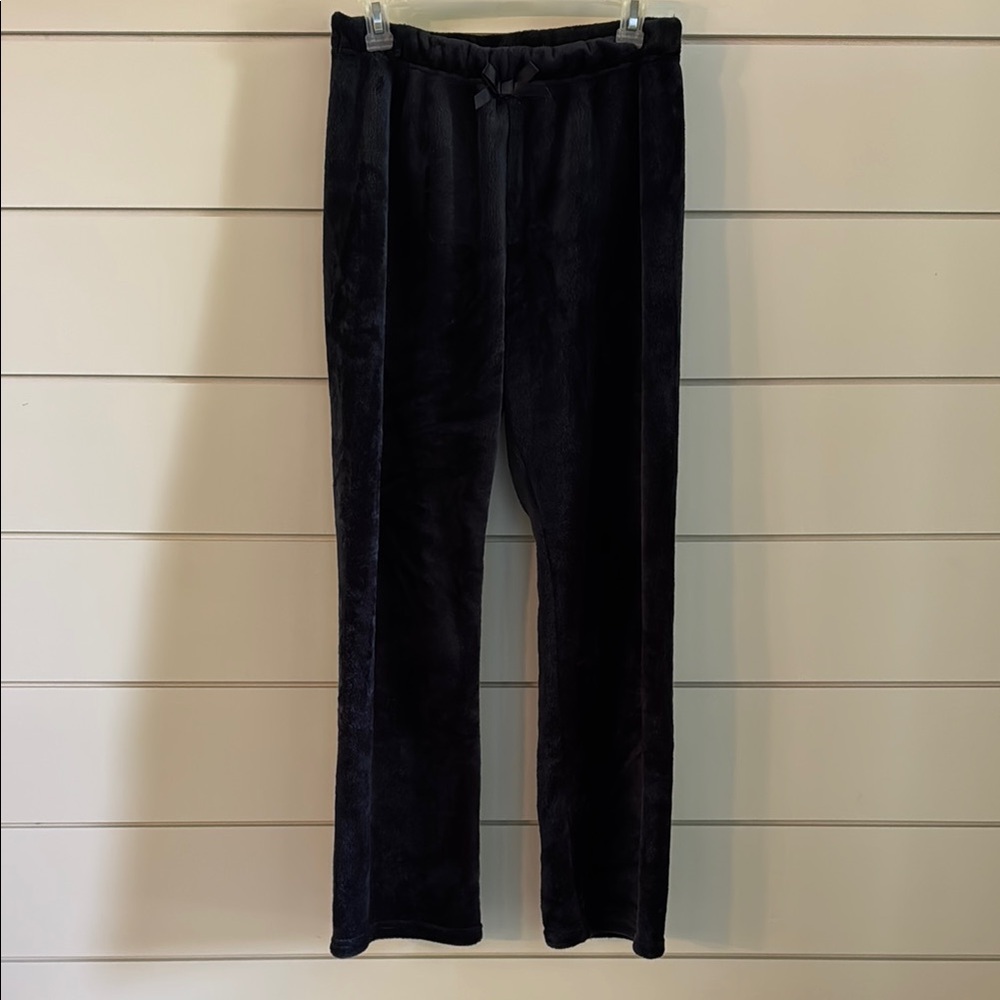 Active USA Navy Blue Velvet Pajama Pants